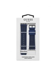 Guess Wymienny pasek do zegarka Apple Watch CS3003S3 Granatowy. Niebieskie paski Guess, z aplikacjami. Za 269.99 zł.