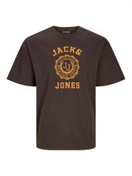 Jack & Jones Koszulka "Victo" w kolorze brązowym rozmiar: L. Brązowe bezrękawniki Jack & Jones, l, bez wzorów, z bawełny, bez kołnierzyka, bez ramiączek. Za 48.05 zł.