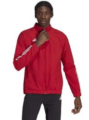 Adidas Kurtka sportowa "Tiro 23 Competition Presentation" w kolorze czerwonym rozmiar: XXL. Czerwone kurtki outdoor i hardshell Adidas, xxl, bez wzorów, bez kaptura. Za 140.86 zł.