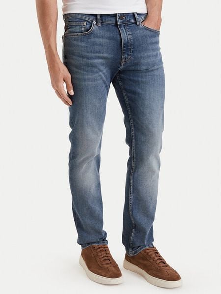 BOSS Jeansy Delaware 50564539 Niebieski Slim Fit. Niebieskie jeansy Boss, m. Za 629.99 zł.