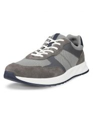 Ecco Skórzane sneakersy "Otm" w kolorze szarym rozmiar: 42. Szare buty sportowe casual ecco, bez wzorów, z materiału, bez zapięcia. Za 258.52 zł.