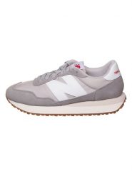 New Balance Skórzane sneakersy "237" w kolorze szaro-beżowym rozmiar: 44,5. Brązowe buty sportowe casual New Balance, bez wzorów, ze skóry, bez zapięcia. Za 260.99 zł.