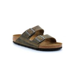 Klapki męskie Birkenstock Arizona. Szare klapki Birkenstock, z materiału. Za 319.00 zł.