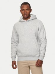 Tommy Hilfiger Bluza Flag Logo MW0MW34266 Szary Regular Fit. Szare bluzy Tommy Hilfiger, m, bez wzorów, z bawełny, bez kaptura. Za 299.99 zł.