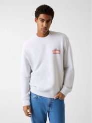 Guess Jeans Bluza 180622 Szary Classic Fit. Szare bluzy Guess Jeans, m, z aplikacjami, z jeansu, bez kaptura. Za 299.00 zł.