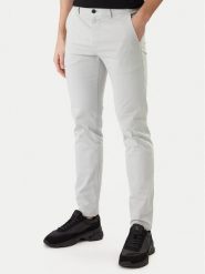 BOSS Spodnie materiałowe Chino 50510933 Szary Regular Fit. Szare eleganckie spodnie Boss, m, z bawełny. Za 549.99 zł.