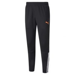 Spodnie sportowe męskie Puma teamLIGA Training Pants. Brązowe spodnie treningowe długie Puma, m, bez wzorów, z dresówki. Za 128.99 zł.