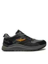 Aeronautica Militare Sneakersy 242SC286CT3377 Czarny. Czarne buty sportowe casual Aeronautica Militare, bez wzorów, ze skóry, bez zapięcia. Za 479.99 zł.