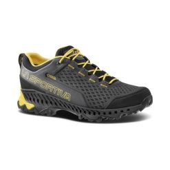 Buty turystyczne męskie La Sportiva Spire GTX. Czarne buty turystyczne La Sportiva, bez wzorów, bez zapięcia, trekkingowe. Za 890.99 zł.