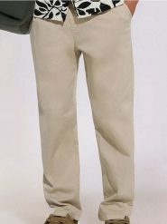 Spodnie chino jogger - beżowy. Brązowe joggery i bojówki Sinsay, m, bez wzorów. Za 69.99 zł.