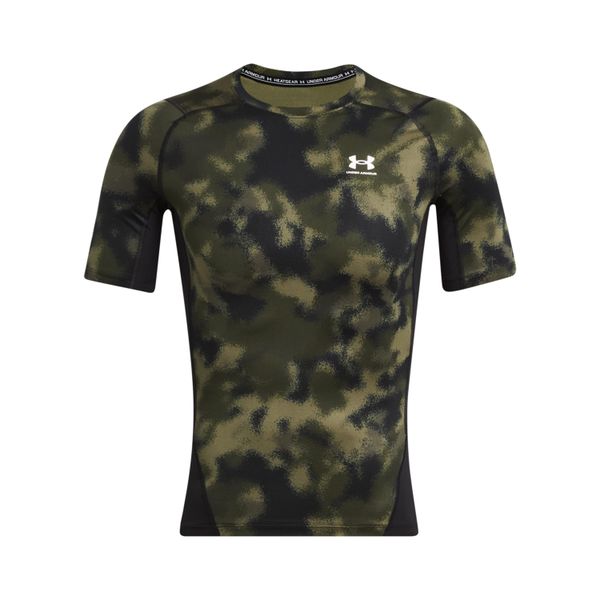 Nadrukowany dżersej Under Armour HeatGear®. Białe odzież kompresyjna Under Armour, m, bez wzorów, z dżerseju, do biegania. Za 313.99 zł.