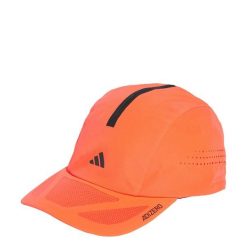 Czapka Runningxadizero Lightweight CLIMACOOL. Brązowe czapki z daszkiem Adidas, bez wzorów, z materiału. Za 129.00 zł.