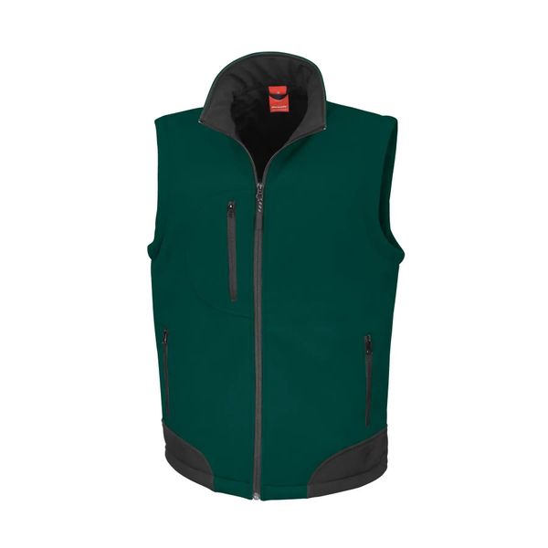 Kurtka softshell bez rękawów Result. Czarne kurtki RESULT, m, bez wzorów, z softshellu, bez kaptura. Za 213.50 zł.