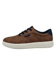 Bugatti Sneakersy "Alaric" w kolorze jasnobrązowym rozmiar: 44. Brązowe buty sportowe casual Bugatti, bez wzorów, bez zapięcia. Za 197.45 zł.