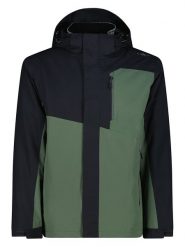 CMP Kurtka funkcyjna w kolorze czarno-zielonym rozmiar: 54. Czarne kurtki outdoor i hardshell CMP, m, bez wzorów, bez kaptura. Za 359.95 zł.
