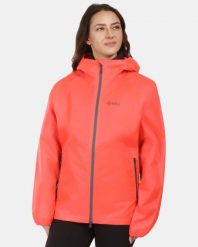 Outdoorowa wodoodporna kurtka Kilpi JALUU-U. Czerwone kurtki Kilpi, l, bez wzorów, z materiału, bez kaptura. Za 292.95 zł.