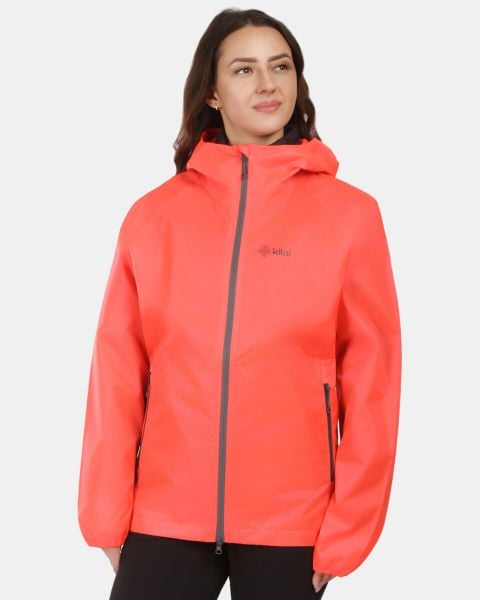 Outdoorowa wodoodporna kurtka Kilpi JALUU-U. Czerwone kurtki Kilpi, l, bez wzorów, z materiału, bez kaptura. Za 292.95 zł.