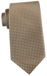 Krawat Męski - Angelo di Monti - Beżowy w Drobny Wzór. Brązowe krawaty i muchy Angelo di Monti, bez wzorów, z tkaniny. Za 45.00 zł.