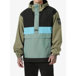 Kurtka przeciwdeszczowa Helly Hansen Play Anorak. Zielone kurtki Helly Hansen, bez wzorów, bez kaptura. Za 650.99 zł.