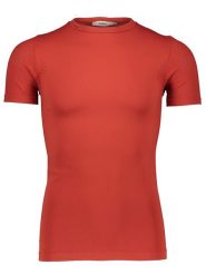 Pangaia Koszulka sportowa w kolorze czerwonym rozmiar: XS. Czerwone t-shirty sportowe Pangaia, bez wzorów, z elastanu, bez ramiączek, outdoorowe. Za 96.83 zł.