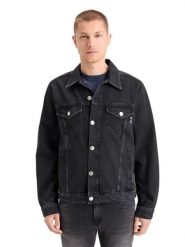 Scotch & Soda Kurtka dżinsowa w kolorze czarnym rozmiar: M. Czarne kurtki Scotch & Soda, m, bez wzorów, z bawełny, bez kaptura. Za 256.54 zł.