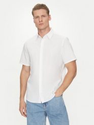 Calvin Klein Koszula Classic LV04LB125G Biały Regular Fit. Białe koszule CALVIN KLEIN, m, bez wzorów, z bawełny, bez kołnierzyka, bez ramiączek. Za 189.99 zł.