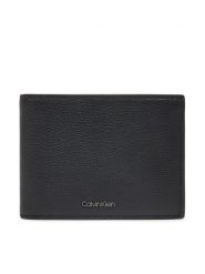 Calvin Klein Portfel męski Modern Bus Trifold 10Cc W/Coin K50K512926 Czarny. Czarne portfele CALVIN KLEIN, bez wzorów, ze skóry. Za 279.99 zł.