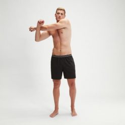 Spodenki Speedo Hyperboom Band 16" Watershort - Czarne - Rozmiar Xs. Czarne szorty Speedo, m, bez wzorów, z poliesteru. Za 172.51 zł.