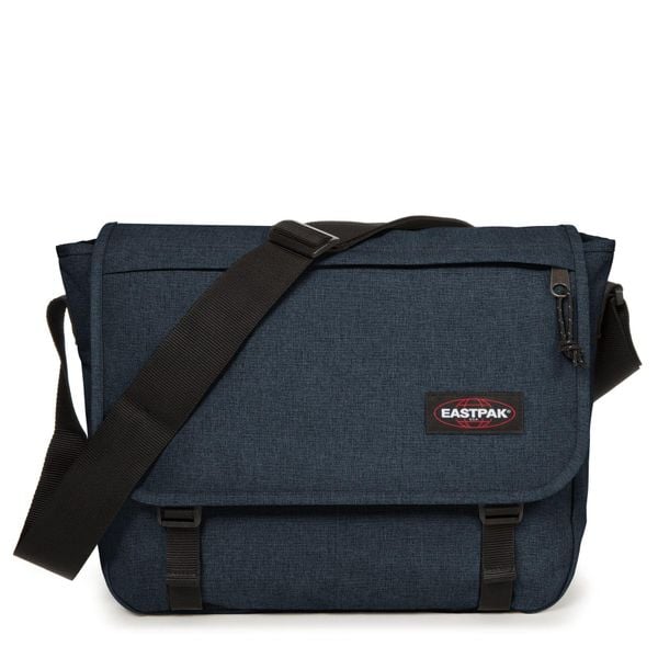 Torba na ramię Eastpak Delegate Plus. Czarne torby na ramię Eastpak, bez wzorów, z denimu, na ramię, duże, bez dodatków. Za 169.00 zł.