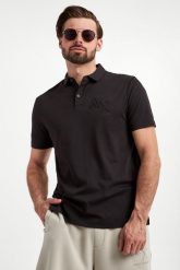 Polo męskie ARMANI EXCHANGE. Koszulki polo sportowe Armani Exchange, m, bez wzorów, bez kołnierzyka, bez ramiączek. W wyprzedaży za 215.40 zł.