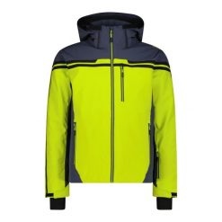 Kurtka narciarska z kapturem i zamkiem CMP. Zielone kurtki narciarskie i snowboardowe CMP, m, bez wzorów, narciarskie. Za 954.00 zł.