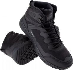 Buty trekkingowe męskie Magnum Bondsteel MID WP C. Czarne trekkingi MAGNUM, bez wzorów, bez zapięcia. Za 490.13 zł.