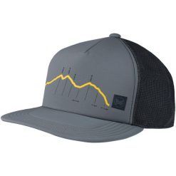 Czapka z daszkiem BUFF EXPLORE TRUCKER CAP CRAM. Szare czapki z daszkiem Buff, bez wzorów. Za 128.99 zł.