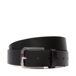 Pasek Męski Tommy Jeans. Brązowe paski Tommy Jeans, bez wzorów, z jeansu. Za 209.99 zł.