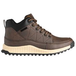 Buty trekkingowe Kappa Andem Lace. Brązowe trekkingi Kappa, bez wzorów, bez zapięcia. Za 231.90 zł.