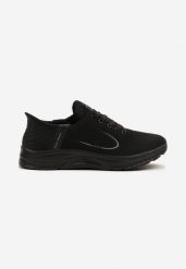 Czarne Buty Sportowe Sneakersy Ozdobione Geometrycznym Motywem Odalissea. Czarne buty sportowe casual Born2be, z aplikacjami, bez zapięcia. W wyprzedaży za 111.99 zł.