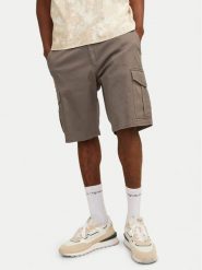 Jack&Jones Szorty materiałowe Jpstjoe 12182555 Szary Regular Fit. Szare szorty Jack&Jones, m, bez wzorów, z bawełny. Za 109.99 zł.