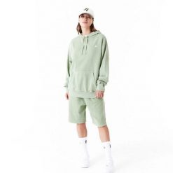 Bluza z kapturem New Era. Zielone bluzy z kapturem New Era, s, bez wzorów, z materiału, z kapturem. Za 242.50 zł.
