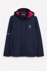 Kurtka męska wiatrówka granatowa Dalary 403. Niebieskie kurtki BIG STAR, l, bez wzorów, z tkaniny, bez kaptura. Za 299.99 zł.