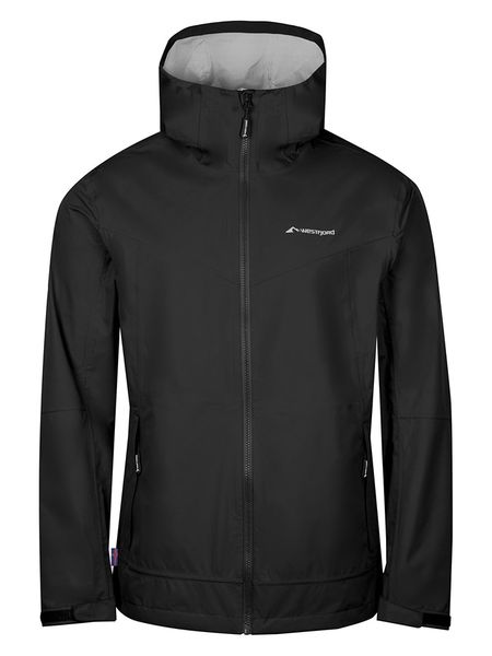 Westfjord Kurtka przeciwdeszczowa "Keilir" w kolorze czarnym rozmiar: XL. Czarne kurtki outdoor i hardshell Westfjord, m, bez wzorów, z materiału, outdoorowe. Za 232.23 zł.