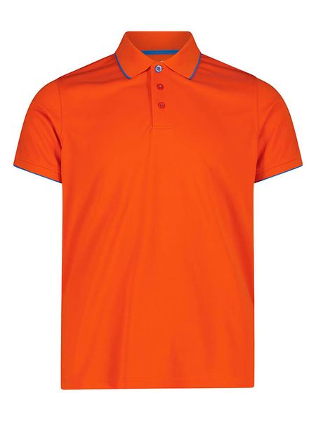 Cmp Funkcyjna koszulka polo w kolorze pomarańczowym rozmiar: 54. Pomarańczowe koszulki polo CMP, bez wzorów, bez ramiączek, outdoorowe. Za 80.89 zł.