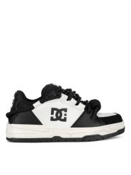 DC Sneakersy RS-23M07073 Biały. Białe buty sportowe casual DC, bez wzorów, ze skóry, bez zapięcia. Za 299.99 zł.