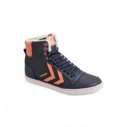 Buty sportowe ocieplane zimowe trampki Hummel SLIM STADIL WNT WAXCANY r. 39Buty. Niebieskie trampki Hummel, bez wzorów, bez zapięcia. Za 129.00 zł.