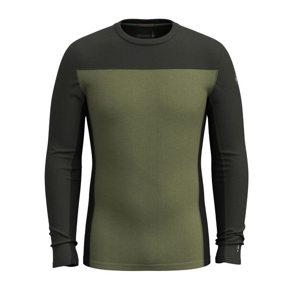 Longsleeve męski Smartwool Classic Thermal Merino Base Layer Colorblock. Zielone bielizna termoaktywna Smartwool, m, bez wzorów, z wełny, bez ramiączek, trekkingowe. Za 449.99 zł.