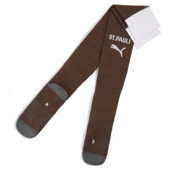 Męskie skarpety FC St. Pauli 25/26 PUMA Espresso Brown White. Białe skarpety Puma, bez wzorów. Za 89.00 zł.