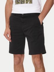 Boss Szorty materiałowe Chino-Slim 50513026 Czarny Slim Fit. Czarne szorty Boss, m, bez wzorów, z bawełny. Za 420.31 zł.
