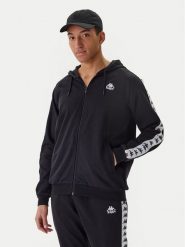 Kappa Bluza Banda Zamin 3 331U3ZW Czarny Regular Fit. Czarne bluzy Kappa, m, bez wzorów, z bawełny, bez kaptura. Za 229.99 zł.