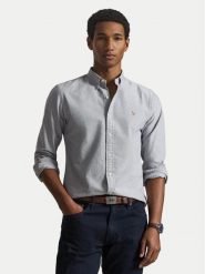 Polo Ralph Lauren Koszula 710792161500 Niebieski Slim Fit. Niebieskie koszule Polo Ralph Lauren, m, bez wzorów, z bawełny, bez kołnierzyka, bez ramiączek. Za 689.99 zł.