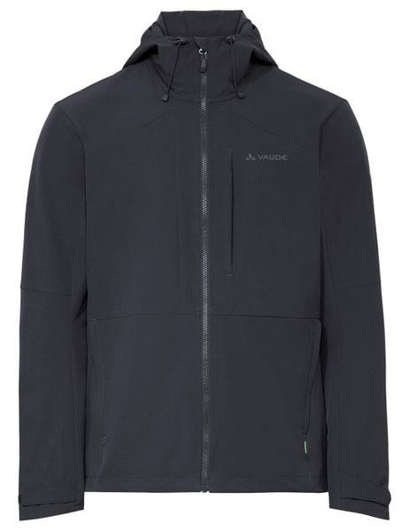 Kurtka softshellowa M Elope Wind Jacket. Czarne kurtki Vaude, m, bez wzorów, z hardshellu, bez kaptura. Za 559.00 zł.