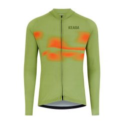 Męska koszulka rowerowa z długim rękawem - Onwards Five. Zielone bluzy DONDA, m, bez wzorów, bez kaptura. Za 332.00 zł.